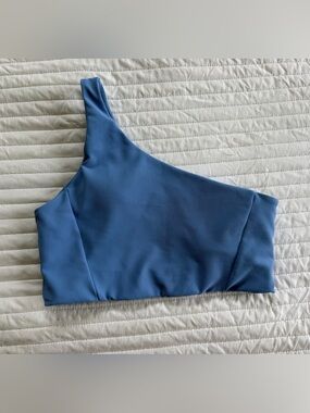 One-Shoulder Blue Bra LARGE